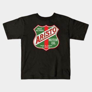 Aristo Motor Oil vintage sign reproduction Kids T-Shirt